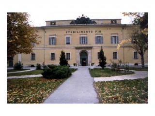 L'edificio della casa di riposo Opera Pia Mastai Ferretti di Senigallia