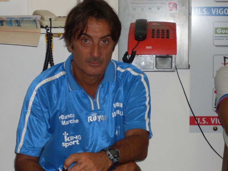 Aldo Clementi, allenatore della Vigor Senigallia