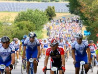 Prime salite per i ciclisti del raduno nazionale di Cicloturismo