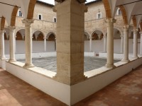 Il chiostro del Museo "Sergio Anselmi" di Senigallia