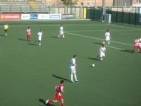 Un momento del match tra Vigor Senigallia e Urbania