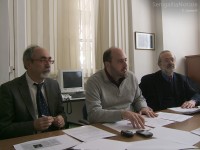 I consiglieri di Rifondazione (a sx Luigi Rebecchini) e di Partecipazione (al centro e dx Paolo Battisti e Roberto Mancini)