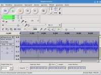 Il tracciato di una registrazione audio