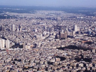 Veduta di Damasco, capitale della Siria