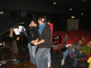 Un'immagine del corso di doppiaggio