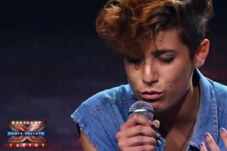 LucreziaRossetti sul palco di X-Factor