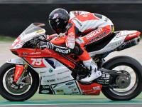 Simone Saltarelli in moto