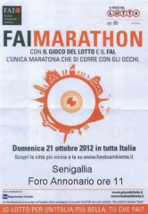 FAI Marathon - locandina, fronte