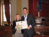 Maurizio Mangialardi e Angela Leone