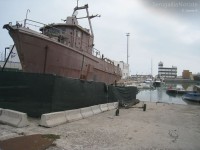 La più piccola delle cinque imbarcazioni dell'ex cantiere Navalmeccanico di Senigallia, ancora ferma dopo 30 anni