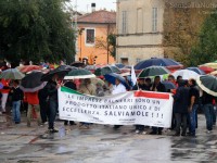 Onda Rossa anti-Bolkestein in corteo a Senigallia