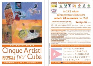 Cinque artisti per Cuba: il manifesto