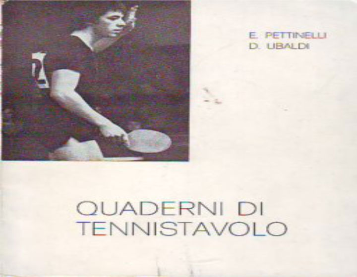 La copertina dei Quaderni del Tennistavolo