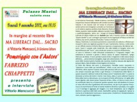 Manifesto dell'incontro con Vittorio Mencucci