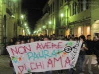 Corteo anti-omofobia a Senigallia