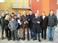 Foto per la conclusione dei lavori al cantiere dell'autocostruzione di Senigallia