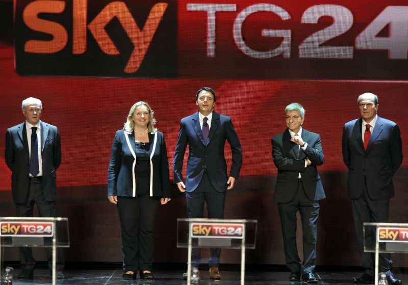 I candidati alle primarie del centrosinistra nella puntata su SkyTg24