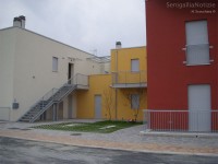 Case del quartiere autocostruito a Senigallia