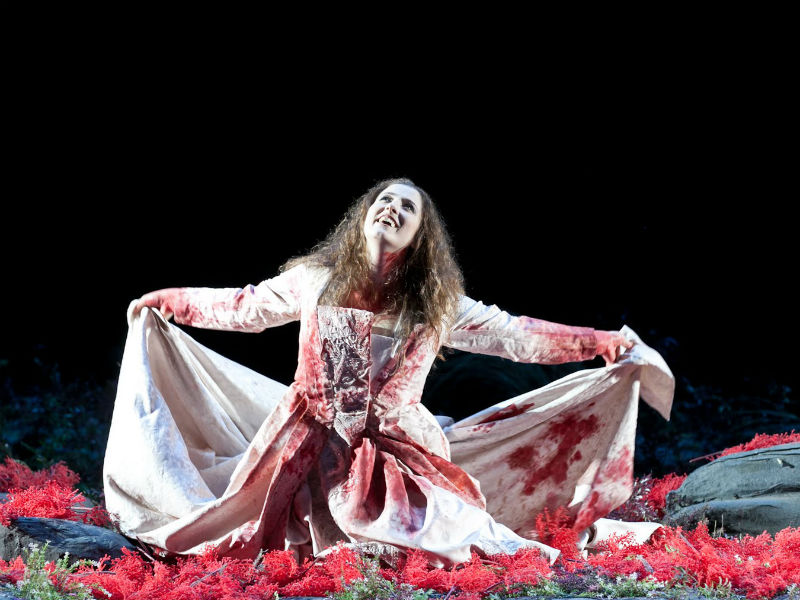 Una rappresentazione della Lucia di Lammermoor di Gaetano Doninzetti
