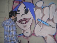 Graffiti allo Skate Park di Senigallia
