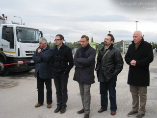 I rappresentanti di Cir33, Rieco e Comune di Senigallia