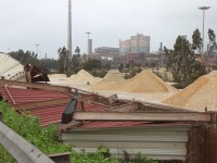 Maltempo e tromba d'aria: danni all'Ilva di Taranto