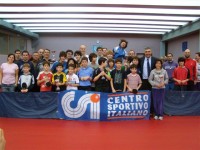 Gli atleti del Tennis Tavolo Senigallia pronti per il Torneo CSI
