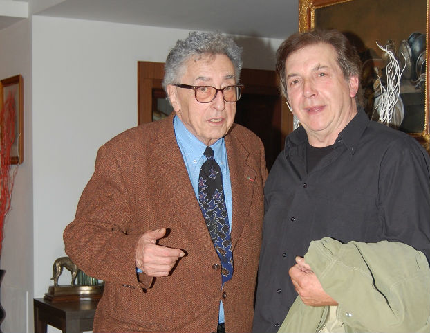 Giorgio Pegoli (a destra) con Charles Henri Favrod