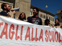 Manifestazione contro i tagli alla scuola