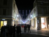 Luci di Natale, Natale 2012, luminarie natalizie, corso II Giugno