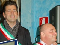 Maurizio Mangialardi e Luciano Bittoni, titolare della Freccia Azzurra