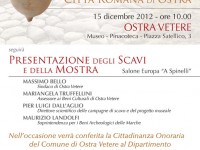 Volantino per l'inaugurazione del museo-antiquarium