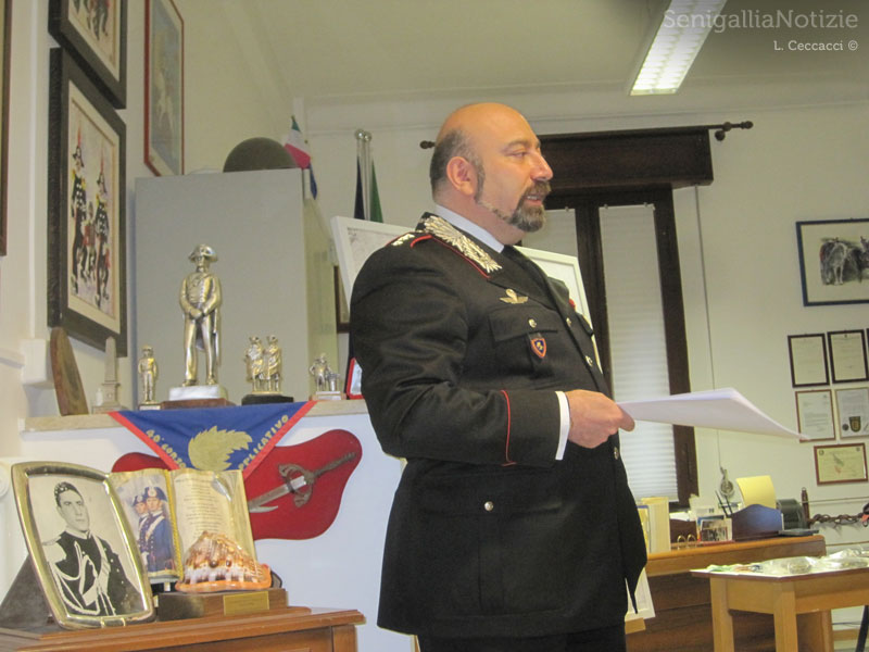 Capitano Lorenzo Marinaccio, Comandante Carabinieri Senigallia