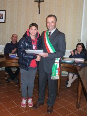 Riccardo Guiducci e il sindaco di Castelleone di Suasa Giovanni Biagetti