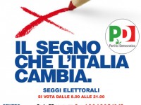 Volantino per le primarie dei parlamentari del PD in provincia di Ancona e Senigallia