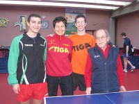 Allenamenti al Tennistavolo Senigallia: Baciocchi-Moretti-Falappa-Pettinelli