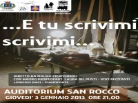 "E tu scrivimi, scrivimi", manifesto