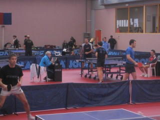 Un momento di allenamento al Centro Olimpico di Senigallia