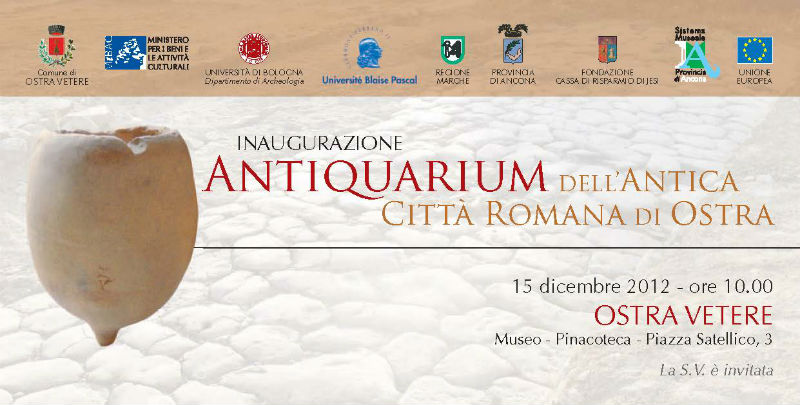 Inaugurazione Antiquarium a Ostra Vetere