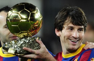Lionel Messi, vincitore del Pallone d'oro 2013