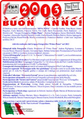 Volantino di auguri per il 2013 da Sena Nova e gruppo Primo Piano