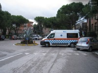Incidente in viale A.Garibaldi a Senigallia