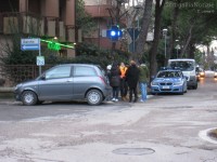 Incidente in viale A.Garibaldi a Senigallia