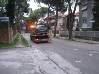 Incidente in viale A.Garibaldi a Senigallia
