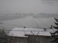 Neve sulle colline di Ostra Vetere