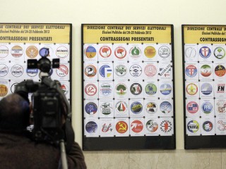 Simboli in corsa per le elezioni politiche 2013
