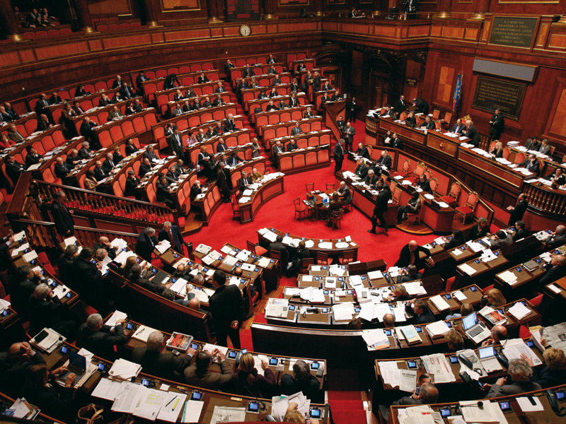 Il Senato della Repubblica, Parlamento