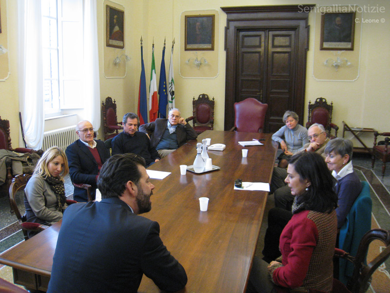 L'ex portavoce Onu per i rifugiati Laura Boldrini incontra il sindaco di Senigallia