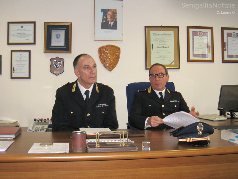 Paolo Molinelli e Maurizio Massoni, della Polizia Stradale di Senigallia, tracciano un bilancio del 2012