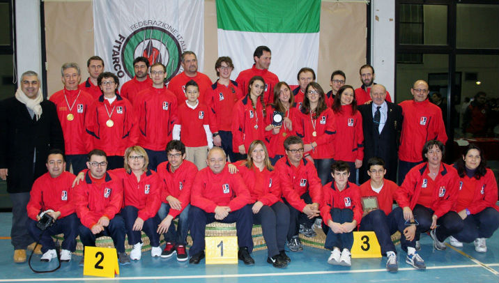 La squadra degli arcieri ASSTA alla XXX edzione del Trofeo Città di Senigallia (26-27 gennaio 2013)